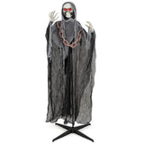 6.4 ft Halloween Standing Grim Reaper Automatic Arm Movement 08131336