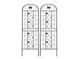 2 Pack Metal Garden Trellis 86.7" x 19.7" Rustproof Trellis for Climbing Plants Outdoor Flower 64001647