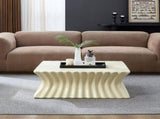 35.43 inch Square Coffee Table Vintage Sturdy Fiberglass Table For Living Room Apartment Office No W876P408731