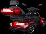 HS4W-A1R-N Heavy Duty 4 Wheel Mobility Scooters, Red Color W3787P445982