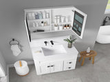 36'' W x 26'' H Surface Frameless Mirror Medicine, Beveled Mirror Edges Bathroom Medicine W2287P249504