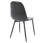 ZUN Dining Chairs Set of 2, Upholstered Faux Leather Dining Room Chairs, Modern Kitchen Chairs with W3112P262799