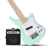 ZUN 30in Maple Fingerboard Mini Electric Guitar Kit with 5W Amplifier Bag 20480479