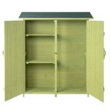 Fir Wood Shed Garden Storage Shed Green 68554949