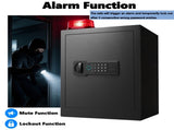 Home Safe, Featuring Fingerprint & Digital Password Design, Built-in Alarm System and Silent Mode, 65975281