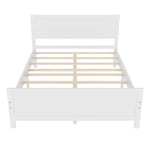 ZUN Wood Platform Bed Frame with Headboard, Mattress Foundation with Wood Slat Support, No Box Spring 15266389