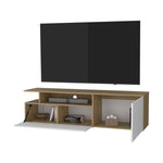 ZUN FM FURNITURE Dilkon TV Stand with Drop-Down Door. Hinged Door. Open Shelves.Cable Management. B128P283289