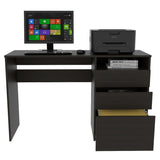 ZUN Louisiana Writing Computer Desk, Three Drawers B128P148934