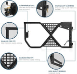 Tube Doors Tubular Half Doors with Side View Mirror Compatible with 2018-2024 Jeep Wrangler JL JLU & W2801P233183