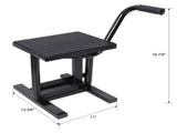 Motorcycle Dirt Bike Stands and Lifts Jack Stand Steel Lift 11 7/8"-16" Adjustable Height 330 LBS 60989546