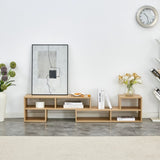 2 Pieces Cube TV Stand,Free Combination Gaming Entertainment Center Media Stand,Open Storage W3226P279109