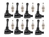 8X Ignition Coil Spark Plugs fit for Infiniti QX56 QX80 Nissan Armada V8 5.6L 12V 81907574