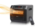 1500W Quartz Tube Heater Digital Style 4 Quartz Tubes Black 53608224
