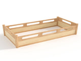 Twin Size Floor Platform Bed with Full-length Guardrails, Low Profile Twin Bed Frame, No Box Spring W1580P438791