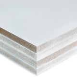 CRAZY ELF 28" x 84" Five Grid Real Primed Door Slab, DIY Panel Door, Modern Interior Barn Door, W936104292