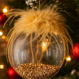 4PCS Set 4.7" Christmas Glass Ball Ornaments Wall Hanging Decorations for Holiday Tree Party FBA 09891991