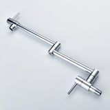 Brass Foldable Kitchen Faucet Rotatable Tap Only for Cold Water Chrome 38584869