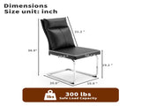 Dining chair set modern leather imitation soft cushion dining chair, with soft cushion W3851P453162