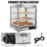 110.00V 800.00W Three Layers Stainless Steel Color Stainless Steel/Tempered Glass Warming Cabinet 18297075