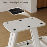 62.99-78.74" grey white dining table, MDF kitchen dining table, and modern industrial style 98437777