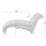 Tufted Armless Chaise Lounge W68056671