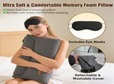 Heated Neck Massager Pillow with 3 Heat Settings & 3 Vibration Modes, Contoured 35488447