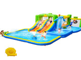 9 in 1 For Endless Fun Inflatable Bounce House with Blower Shower Soak Pool Sprinkler Fountain Water 80529343