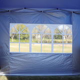 ZUN Outdoor 10x 10Ft Pop Up Gazebo Canopy Tent Removable Sidewall with Zipper,2pcs Sidewall with W419P147519