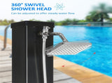 Solar heated shower 23143557