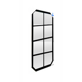 16x32 2 Pack Black Framed Large Wall Mirror Set for Living Room 61653925