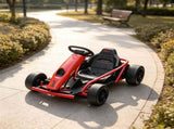 Red 24V High-Speed Electric Drift Go Kart Kids Ride-On Racing Vehicle with 2 Speeds for 8-12 Years 43770606