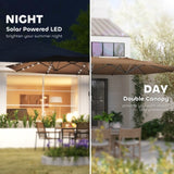 Outdoor beach umbrella/Double-Sided Sun Umbrella 40643178