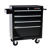 Rolling Tool Chest, 4 Drawer Tool Box with Wheels, Heavy Duty Industrial Service Cart Storage W1102138401