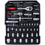 ZUN 899pcs Home Repair Tool Set for Men, Toolbox Storage Case with 4 Drawers, General Household Tool W465P193408