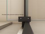 44-48" W x 72" H Scalable adjustable frame Shower Door with 1/4" Clear SGCC Tempered W2965P364887