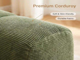 98.4" Extra Large Compression, Corduroy Cloud Puff Couch for Living Room, 3-Seater Upholstered W5515P477307