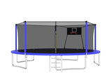 14FT Trampoline ,Sports Fitness Trampolines with Enclosure Net, Recreational Trampolines for Outdoor W1163120240