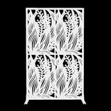 Metal Privacys W3.8Ft X H6Ft Outdoor and Indoor Divider with Free Standing Decorative Privacy W1586P282278