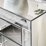 21.5 inch X15.8 inchX26.8 inchSilver mirror three drawer cabinet,Multi functional storage cabinet W1005P204649