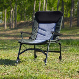 Camping Lounge Chair, Portable Folding Reclining Camping Chair with Adjustable backrest for Indoor W241106336