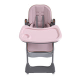 Adjustable Baby High Chair 0-6 Years Portable Infant Feeding Seat with Safety Belt, Silent W2699P299044