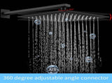 Shower System Shower Faucet Combo Set Wall Mounted with 12" Rainfall Shower Head and handheld shower 26119944