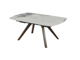 Retractable Imitation Sintered stone Table Expandable 55.12" to 78.74" can Seats 4-6 Person Heat W5630P456161