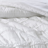 5 Piece Microfiber Ruffled Comforter Set White Cal King B03596867