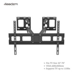 ZUN TMSS-104 32"-70" Corner Full Motion Articulating TV Wall Mount Bracket Max Weight 50Kg VESA 600*400 75822162