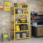 ZUN 5-Tier Adjustable Metal Shelving Unit ,Heavy Duty Garage Shelving,Storage Racks,Industrial Utility 68360636