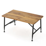 ZUN OCALA INDUSTRIAL WOOD + METAL COFFEE TABLE 60729.00