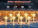 Christmas Star Solar Pathway, 8 Modes Waterproof Outdoor Decor, Romantic Holiday Ambiance 89731999