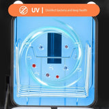 Hot Towel Warmer for Facials Massage, Esthetician Towel Heating Cabinet Black, Aluminum Chamber, 72607372