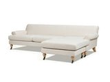 Alana 88" L-Shape Reversible Sectional Sofa, Light Beige Linen B2719P238357